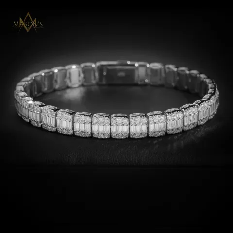 Axiom Baguette Link Bracelet — detail 8