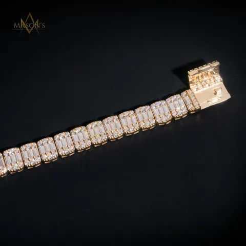 Axiom Baguette Link Bracelet — detail 7