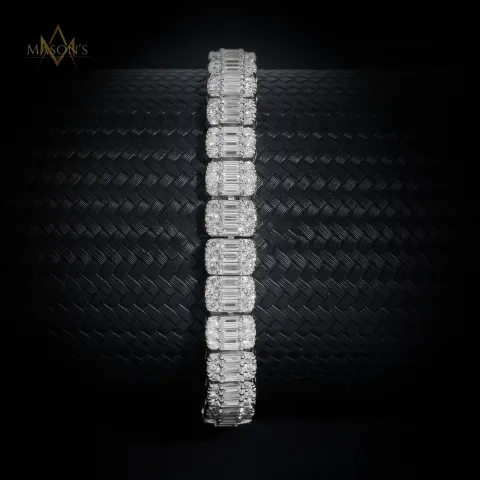 Axiom Baguette Link Bracelet — detail 6