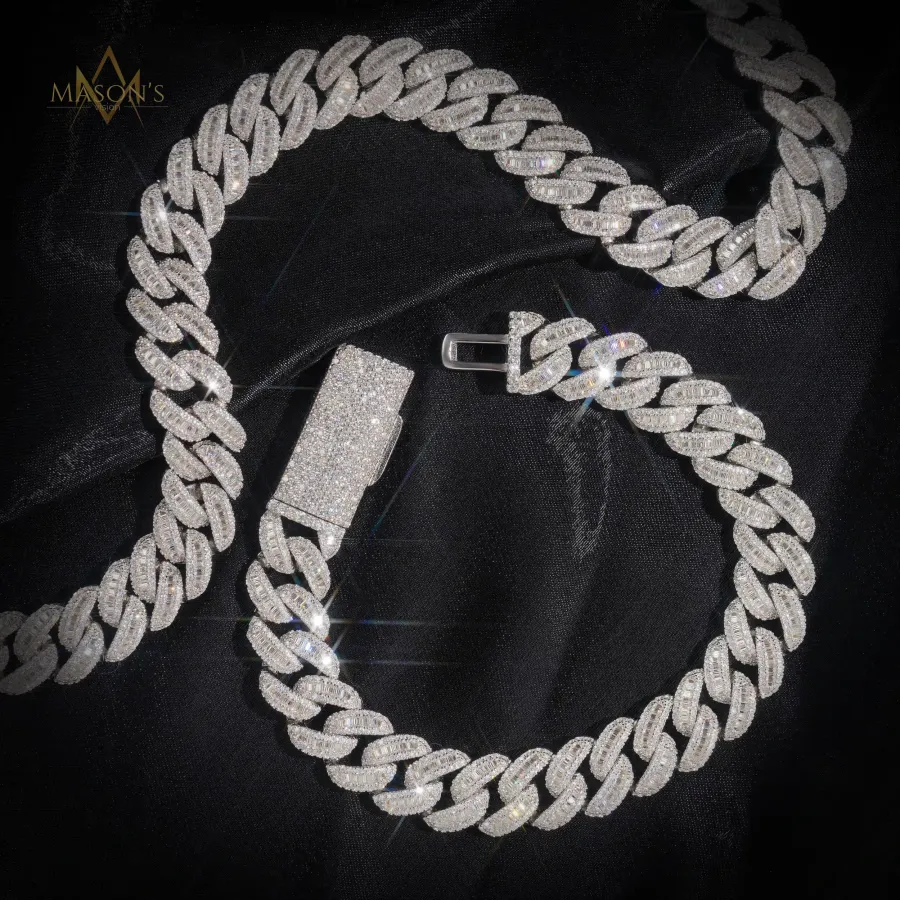 Credence Baguette Link Chain · 12 mm