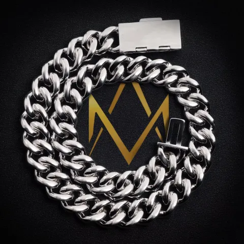 Credence Baguette Link  Chain  · 14 mm — detail 3