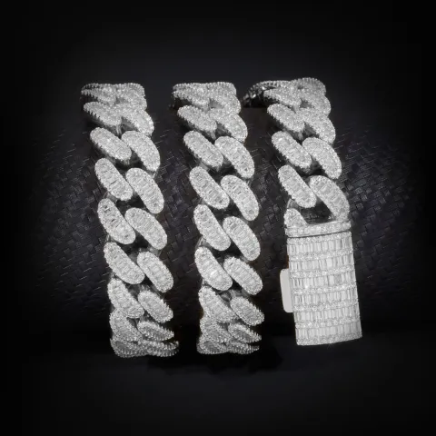 Credence Baguette Link Chain  · 16 mm — detail 3