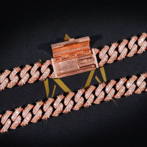 Elysian Baguette Link Chain · 15 mm — detail 1