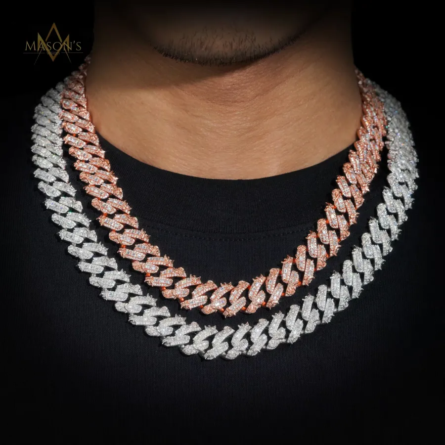 Elysian Baguette Link Chain · 15 mm