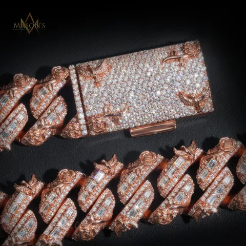Elysian Baguette Link Chain · 20 mm — detail 6