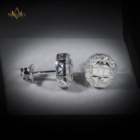 Axiom Stud Earrings — detail 3