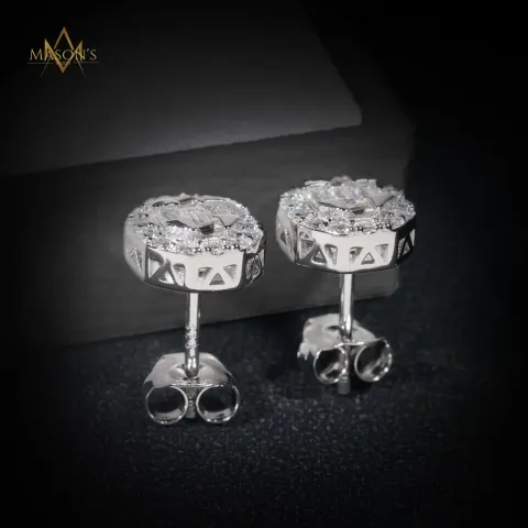 Axiom Stud Earrings — detail 2