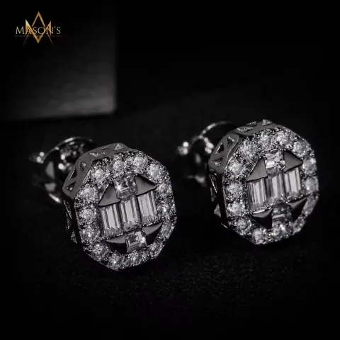 Axiom Stud Earrings — detail 6