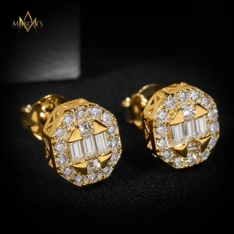 Axiom Stud Earrings — detail 5