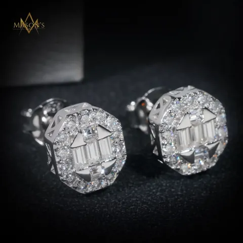 Axiom Stud Earrings — detail 4