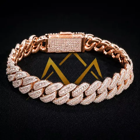 Credence Baguette Link Bracelet · 12 mm — detail 7