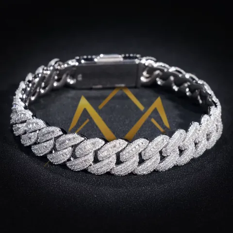 Credence Baguette Link Bracelet · 12 mm — detail 5