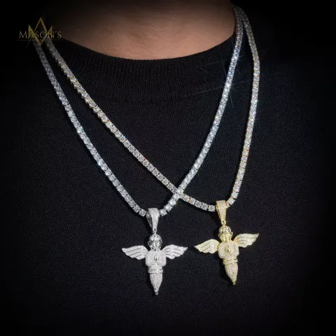 Elysian Angel Pendant — detail 2