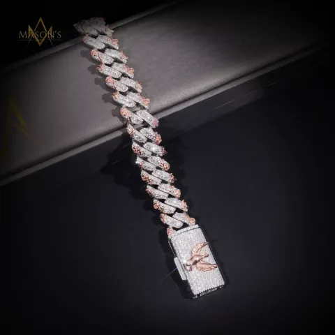 Elysian Baguette Link Bracelet · 15 mm — detail 4