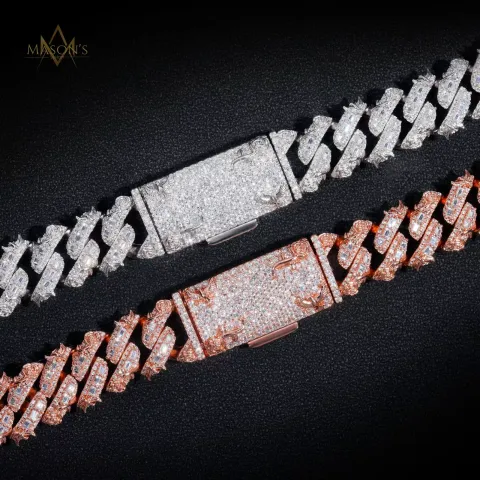 Elysian Baguette Link Bracelet · 15 mm — detail 6