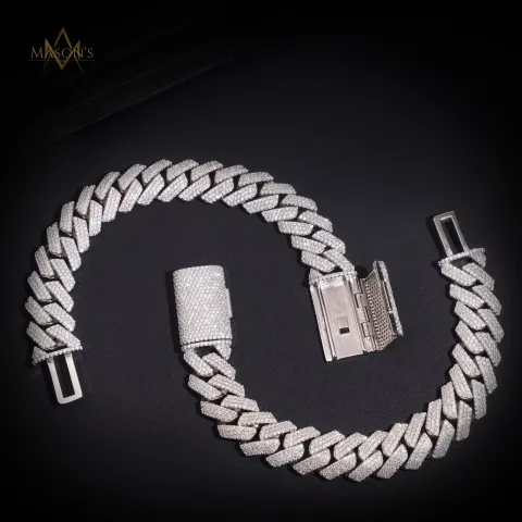 Oligarch's  Cuban Link Bracelet · 16 mm — detail 5