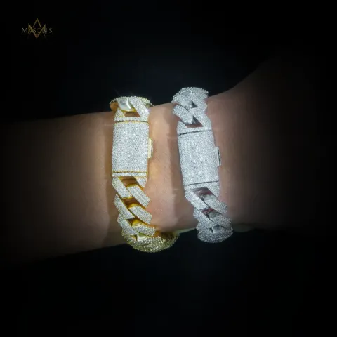 Oligarch's  Cuban Link Bracelet · 16 mm — detail 2