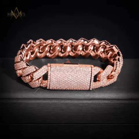 Oligarch's  Cuban Link Bracelet · 16 mm — detail 8