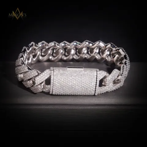 Oligarch's  Cuban Link Bracelet · 16 mm — detail 6